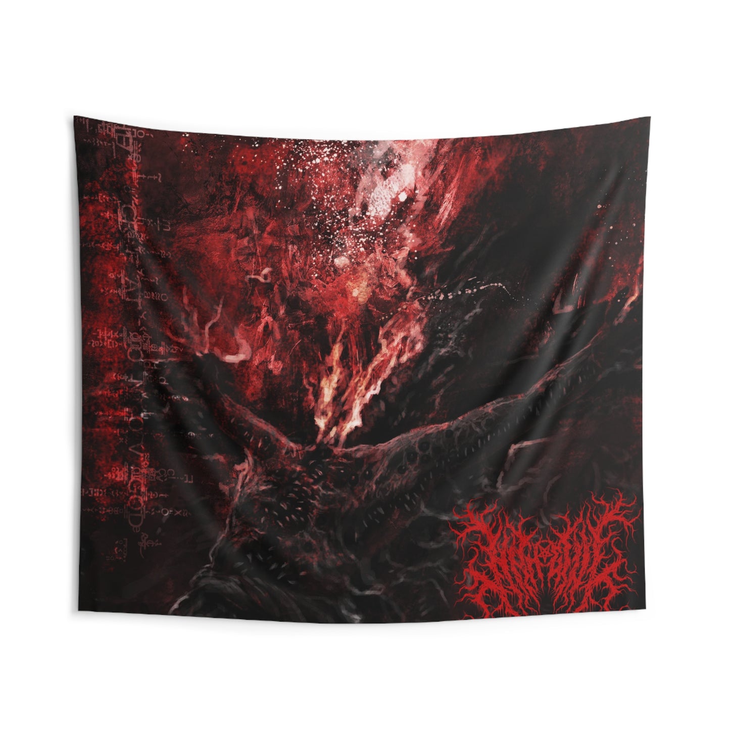 the creation ov god full sized Wall Tapestry