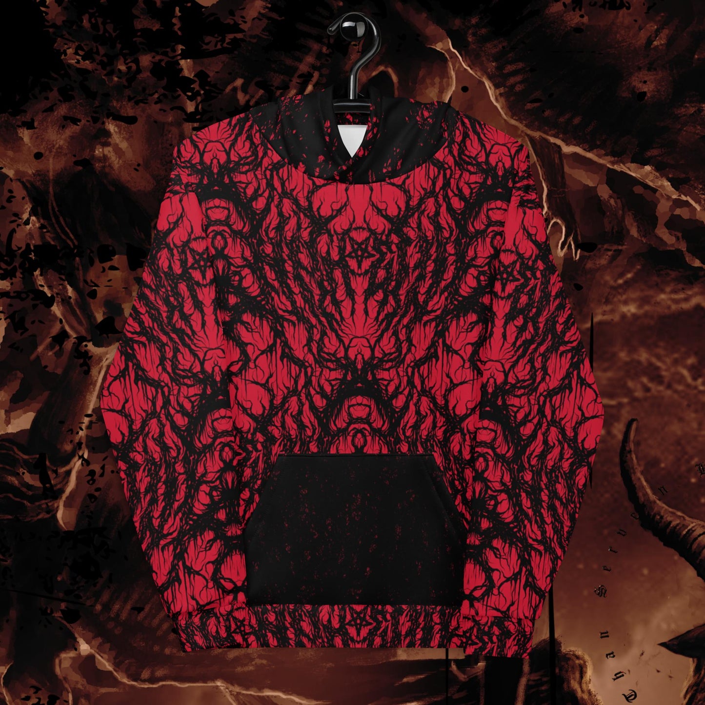 Nitheful logo virus hoodie